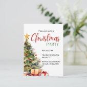 Invitation à la fête de Noël (Debout devant)