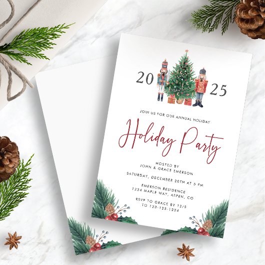 Invitation à la fête de Noël