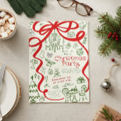 Invitation à la fête de Noël