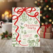 Invitation à la fête de Noël