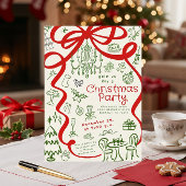 Invitation à la fête de Noël