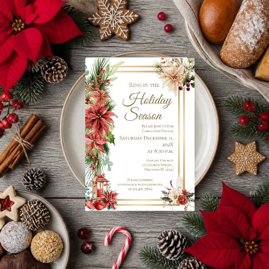 Invitation à la fête de Noël