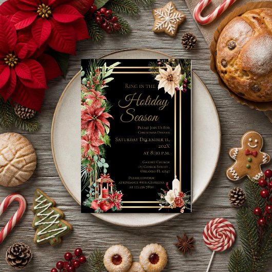 Invitation à la fête de Noël