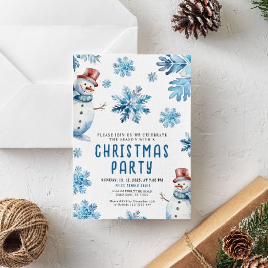 Invitation à la fête de Noël