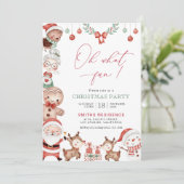 Invitation à la fête de Noël (Debout devant)