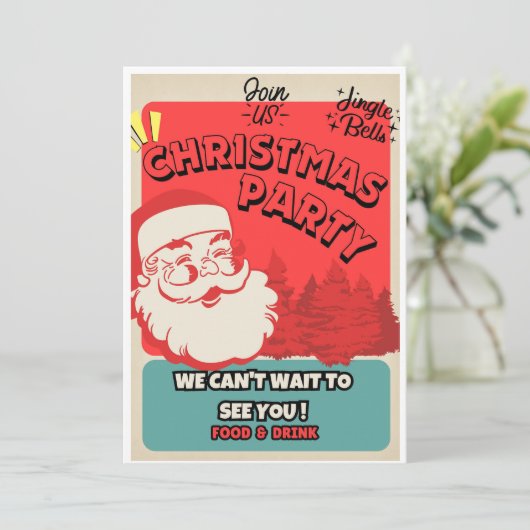 Invitation à la fête de Noël (Debout devant)