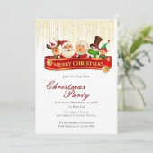 Invitation à la fête de Noël (Debout devant)
