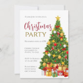 Invitation à la fête de Noël (Devant)