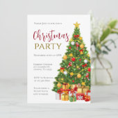 Invitation à la fête de Noël (Debout devant)
