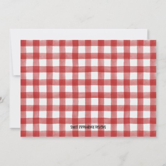 Invitation à la fête de Noël (Dos)