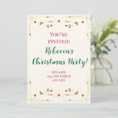 Invitation à la fête de Noël (Debout devant)