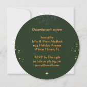 Invitation à la fête de Noël (Dos)