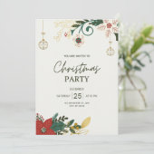 Invitation à la fête de Noël (Debout devant)