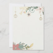 Invitation à la fête de Noël (Dos)