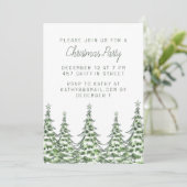 Invitation à la fête de Noël (Debout devant)