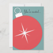 Invitation à la fête de Noël (Devant)