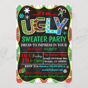 Invitation à la fête de Noël