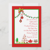 Invitation à la fête de Noël (Devant)