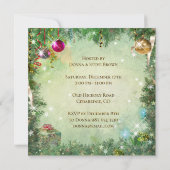 Invitation à la fête de Noël (Dos)