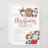 Invitation à la fête de Noël (Devant)