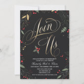 Invitation à la fête de Noël (Devant)