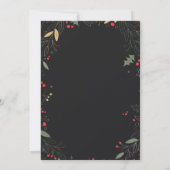 Invitation à la fête de Noël (Dos)