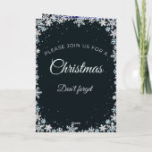 Invitation à la fête de Noël (Dos)