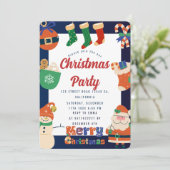 Invitation à la fête de Noël (Debout devant)