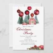 Invitation à la fête de Noël (Devant)