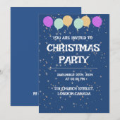 INVITATION À LA FÊTE DE NOËL (Devant / Derrière)