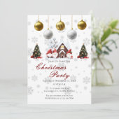 Invitation à la fête de Noël (Debout devant)