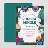 Invitation à la fête de Noël (Devant / Derrière)