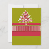 Invitation à la fête de Noël (Dos)