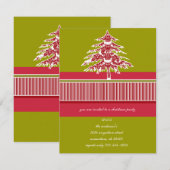 Invitation à la fête de Noël (Devant / Derrière)