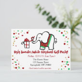 Invitation à la fête de Noël (Debout devant)