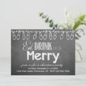 Invitation à la fête de Noël (Debout devant)