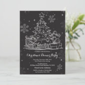 Invitation à la fête de Noël (Debout devant)