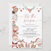 Invitation à la fête de Noël (Devant)