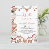 Invitation à la fête de Noël (Debout devant)