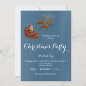 Invitation à la fête de Noël (Devant)