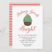 Invitation à la fête de Noël (Devant / Derrière)