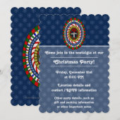 Invitation à la fête de Noël (Devant / Derrière)