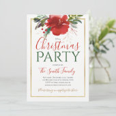 Invitation à la fête de Noël (Debout devant)