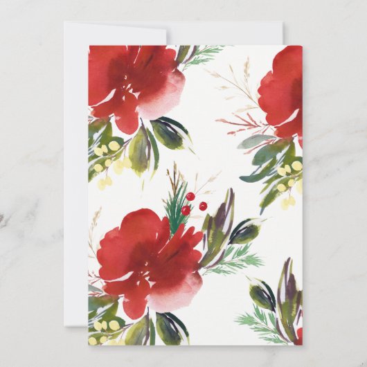 Invitation à la fête de Noël (Dos)