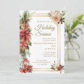 Invitation à la fête de Noël (Debout devant)