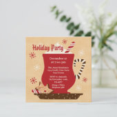 Invitation à la fête de Noël (Debout devant)