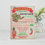 Invitation à la fête de Noël (Debout devant)