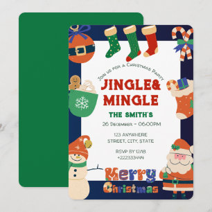 Invitation à la fête de Noël