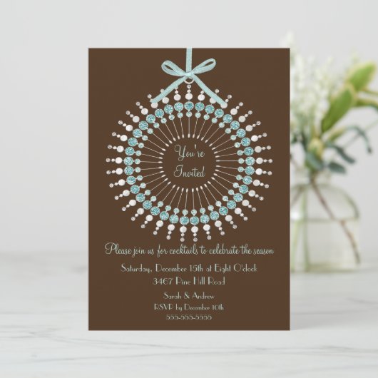 Invitation à la fête de Noël (Debout devant)