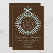 Invitation à la fête de Noël (Devant / Derrière)